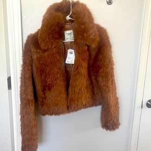 NWT Fabulous Faux Fur Jacket, Abercrombie and Fitch
